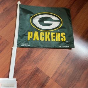 NFL Green Bay Packers car window flag 1995
